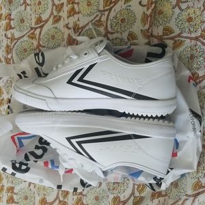 Feiyue leather like upper, worn once